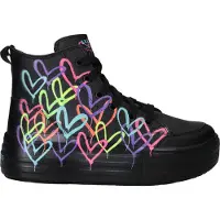 SKECHERS Hyperlift Veterschoen hoog - Zwart - Maat 32