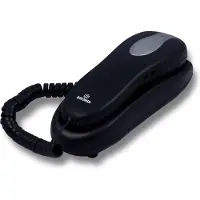 Brondi Téléphone analogique Nemo avec cordon et boutons noirs