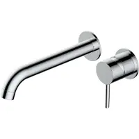 FortiFura Calvi Mitigeur lavabo encastrable 2 trous avec partie encastrable Chrome brillant SW377814