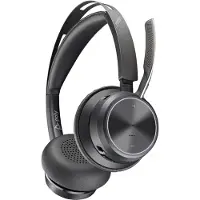 Poly Voyager Focus 2 MS Casque de Bureau Sans Fil + Station de Charge