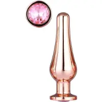 Dream Toys Metallinen Ruusukultainen Anaalitappi M