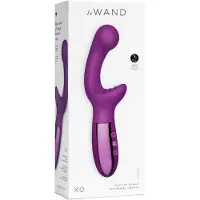 Le Wand Xo vibromasseur muni d’un stimulateur clitoridien purple 18,8 cm
