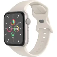 IMoshion Bracelet en silicone⁺ pour Apple Watch | 44/45/46/49 mm - Taille M/L - Starlight