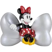 Enesco Avec Figurine à Nœud Minnie 100e Anniversaire De Disney
