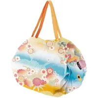 Shupatto Sac à provisions moyennement pliable - Nagare Gumo, Multicolore