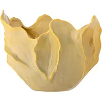 Bloomingville Vase Bastien jaune