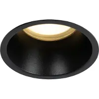 QAZQA Spot encastré moderne noir AR70 IP44 - Dept