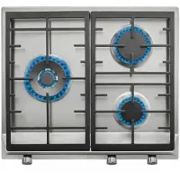 Teka Table De Cuisson à Gaz Ex 60.1 3g Ai Al Dr Ci 60 Cm