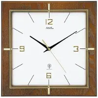 AMS Horloge murale radio, mouvement radio, 29x29x5cm, 5834