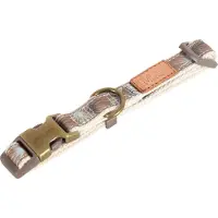 Zolux Taiga Halsband, braun Gr. M: 30-51cm Halsumfang, 20mm Hund
