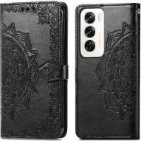 IMoshion Etui de télephone Mandala Oppo Reno 12 Pro - Noir