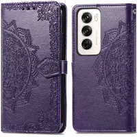 IMoshion Etui de télephone Mandala pour Oppo Reno 12 - Violet