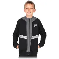 Nike Sportswear Full Zip Sweatshirt Noir 13-15 Years Enfants