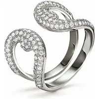 Folli Follie 3r15s059c-56 Ring Argenté 56 Femme