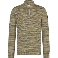 State of Art Pull Half Zip Chiné Jaune taille XL