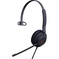 Yealink UH37 Mono - Casque - sur les oreilles - filaire - USB - isolation phonique - noir - pour Microsoft Teams (1308103)