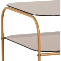 Hubsch Echo Table D'appoint Marron/orange | 021419
