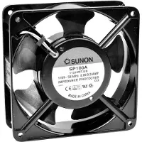 SUNON A2123-HSL.GN Ventilateur axial 230 V/AC 161.36 m³/h (L x l x H) 38 x 120 x 120 m (120 mm), Ventilateur PC, Noir