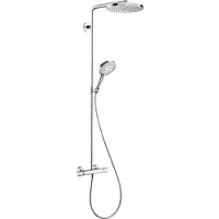 Hansgrohe Raindance Select Ensemble de douche pluie - thermostat - douche de tête 24cm - chrome 27633000