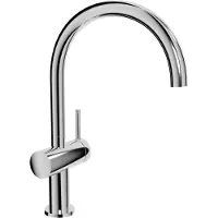 Blaufoss Round 360 EcoStart robinet de lavabo réhaussé chrome brillant