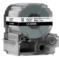Epson LK-9YBVN ruban 50 mm (d'origine) - noir sur jaune