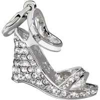 Glamour Charms pour femme GS2-00 Blanc (4 cm), (Argent, Argent massif 925)
