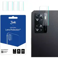 3MK Lens Protect OnePlus Nord N20 SE Ochrona na obiektyw aparatu 4szt (4 pcs, OnePlus Nord N20 SE), Téléphone portable : film de protection, Gris