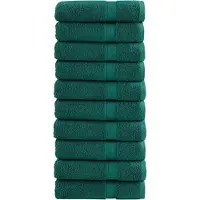 vidaXL Serviettes de bain de qualité supérieure SOLUND 10 pcs 600g/m²