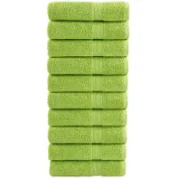 vidaXL Serviettes de douche de qualité supérieure SOLUND 10 pcs