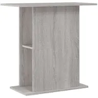 vidaXL Support d'aquarium sonoma gris 75x36x72,5 cm bois d'ingénierie
