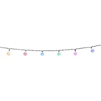 QAZQA Guirlande lumineuse d'extérieur 7m avec LED 50 lumières RGBW solaire - Festival