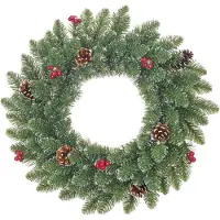Black Box Couronne de Noël Black Box Trees Creston Wreath Berry Frosted Green 45 cm