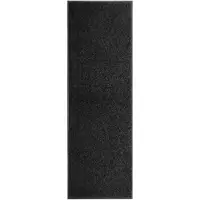 vidaXL Paillasson lavable Noir 60x180 cm