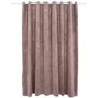 vidaXL Rideau occultant avec anneaux en métal Velours Rose 290x245 cm