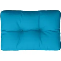 vidaXL Coussin de palette bleu clair 60x40x12 cm tissu