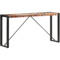 vidaXL Table console 150x35x76 cm Bois de récupération massif