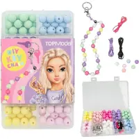 Depesche Filles, Porte-clés, Depesche TOPModel Kit de bricolage DIY Porte-clés, Bleu, Vert, Blanc, Jaune, Rose, Multicolore