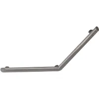 Delabie Poignée d'angle 135° Be-Line 400 x 400 mm anthracite métallique