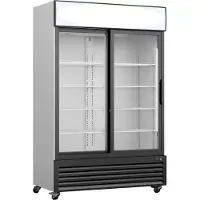 Saro Réfrigérateur , porte coulissante en verre + panneau publicitaire, GTK 700 SD