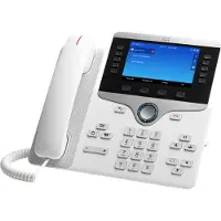 Cisco 8861 Bluetooth Wi-Fi IP Phone Black Silver 5" Wall-Mountable Display