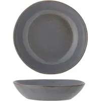 Bloomingville Assiettes creuses Sandrine grises lot de 6 pièces