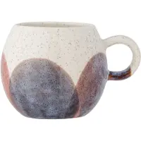 Bloomingville Ensemble de 4 tasses Paula marron/bleu