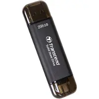 Transcend SSD portable ESD310C USB-C 256 Go (R1050/W950) Noir