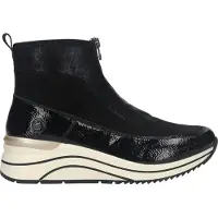 Remonte Boots 'Enkellaarsjes Plat' noir
