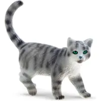 BULLYLAND Animaux Figurine Chat British Bleu Minka - 7 Cm