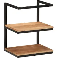 vidaXL Étagère murale 40x30x50 cm bois massif d'acacia et fer