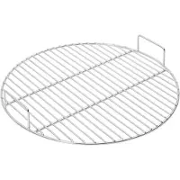 vidaXL Grille de barbecue ronde Ø44,5 cm acier inoxydable 304