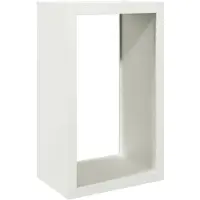 vidaXL Étagère à bois de chauffage Blanc 60x40x100 cm Acier