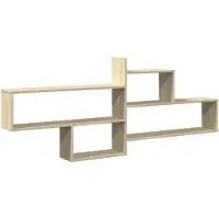 vidaXL Étagère murale chêne sonoma 167,5x18x68 cm bois d'ingénierie
