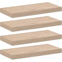 vidaXL Étagères flottantes 4 pcs 50x23,5x4 cm bois d'ingénierie